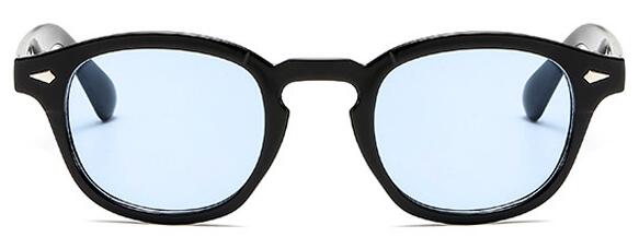 Men's Round Clear 'Bewitched Me' Plastic Sunglasses