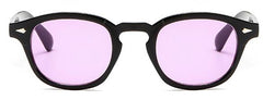 Men's Round Clear 'Bewitched Me' Plastic Sunglasses