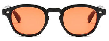 Men's Round Clear 'Bewitched Me' Plastic Sunglasses