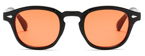 Men's Round Clear 'Bewitched Me' Plastic Sunglasses