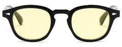 Men's Round Clear 'Bewitched Me' Plastic Sunglasses