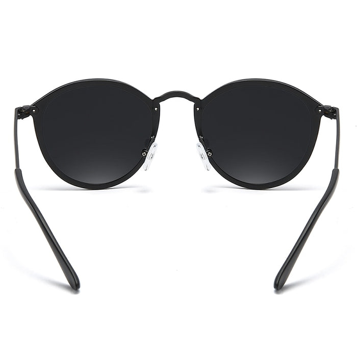 Women's Polarized Round 'Napa' Metal Sunglasses