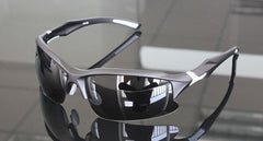 Men's Wrap Around 'Wasp' Plastic Sport Sunglasses