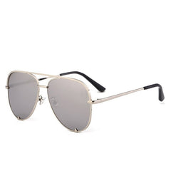 Women's Oversized Polarized Aviator 'Happy Vana' Metal Sunglasses