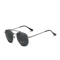 Men's Polarized Aviator  'Charlie' Metal Sunglasses