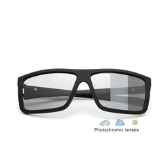 Men's Oversized Rectangular 'Beach Break' Plastic Sunglasses