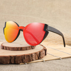 Unisex Polarized Butterfly 'Beauty' Wooden Bamboo Sunglasses