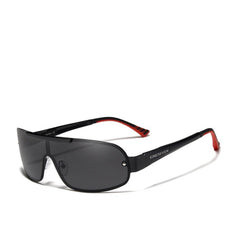 Men's Polarized Rectangle 'Gafas' Metal Sunglasses