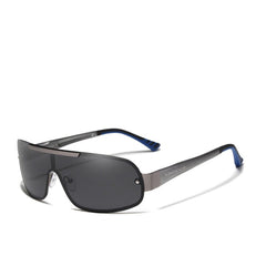 Men's Polarized Rectangle 'Gafas' Metal Sunglasses