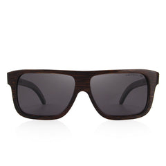 Men's Square Polarized 'Ambush' Wooden Sunglasses