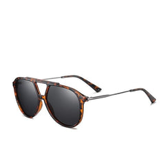 Men's Round Polarized 'John Connor' Metal Sunglasses