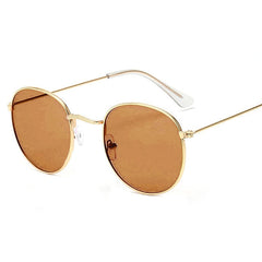 Men's Polarized Sport Round 'Threshold' Metal Sunglasses