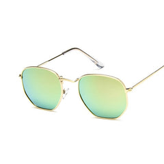 Women's  Hexagonal 'Special Some One' Metal Sunglasses