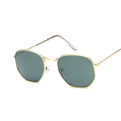 Women's  Hexagonal 'Special Some One' Metal Sunglasses