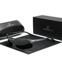 Men's Polarized Oval 'Threshold' Metal Sport Sunglasses