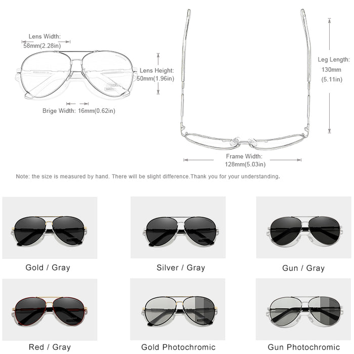 Men's Polarized Aviator 'Grand Touring' Metal Sunglasses