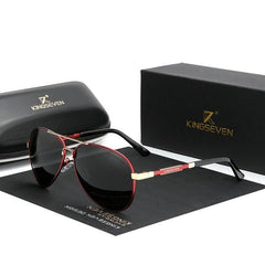 Men's Polarized Aviator 'Grand Touring' Metal Sunglasses