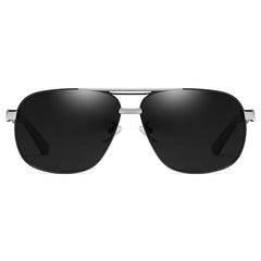 Men's Polarized Aviator 'Tony Montana' Metal Sunglasses