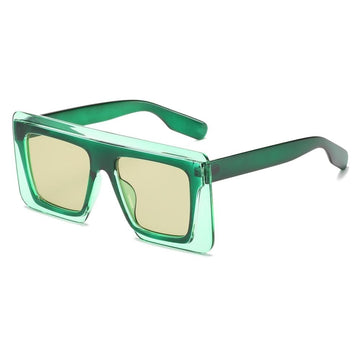 Women's Square 'High Five' Plastic Sunglasses