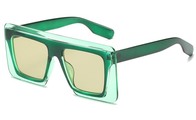 Women's Square 'High Five' Plastic Sunglasses