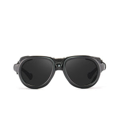 Men's Round 'Reven Anker' Plastic Sunglasses