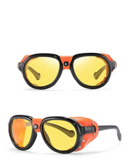 Men's Round 'Reven Anker' Plastic Sunglasses