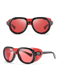 Men's Round 'Reven Anker' Plastic Sunglasses