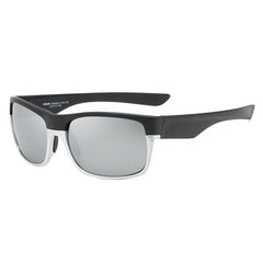 Men's Polarized Square 'The Flash Sports' Plastic Metal Sunglasses