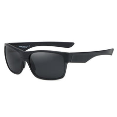 Men's Polarized Square 'The Flash Sports' Plastic Metal Sunglasses