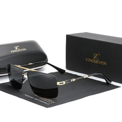 Men's Polarized Aviator 'The New Standard' Metal Sunglasses