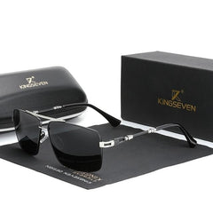 Men's Polarized Aviator 'The New Standard' Metal Sunglasses