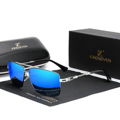 Men's Polarized Aviator 'The New Standard' Metal Sunglasses