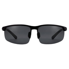 Men's Semi Rimless Sport 'Riff Raff' Metal Sunglasses