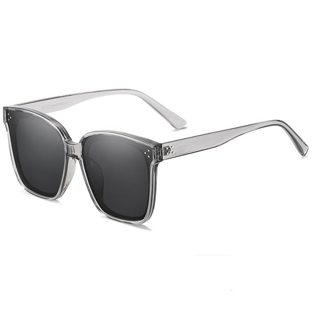 Women's Oversized Square Polarized 'Swagger' Plastic Sunglasses