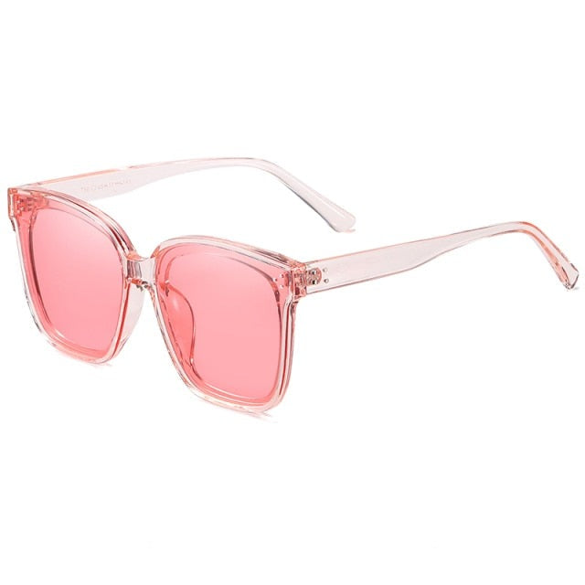 Women's Oversized Square Polarized 'Swagger' Plastic Sunglasses