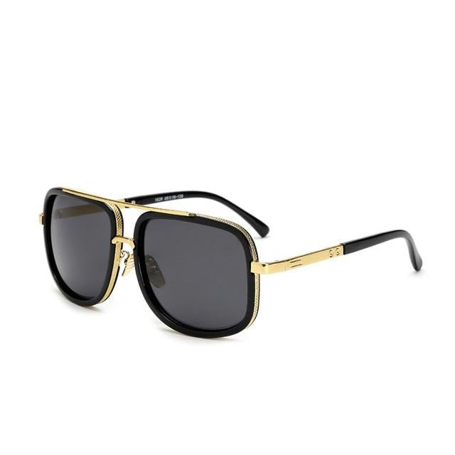 Unisex Square 'Selina Gomez' Metal Sunglasses