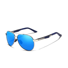 Men's Aluminum 'New Breed' Polarized Aviator Sunglasses