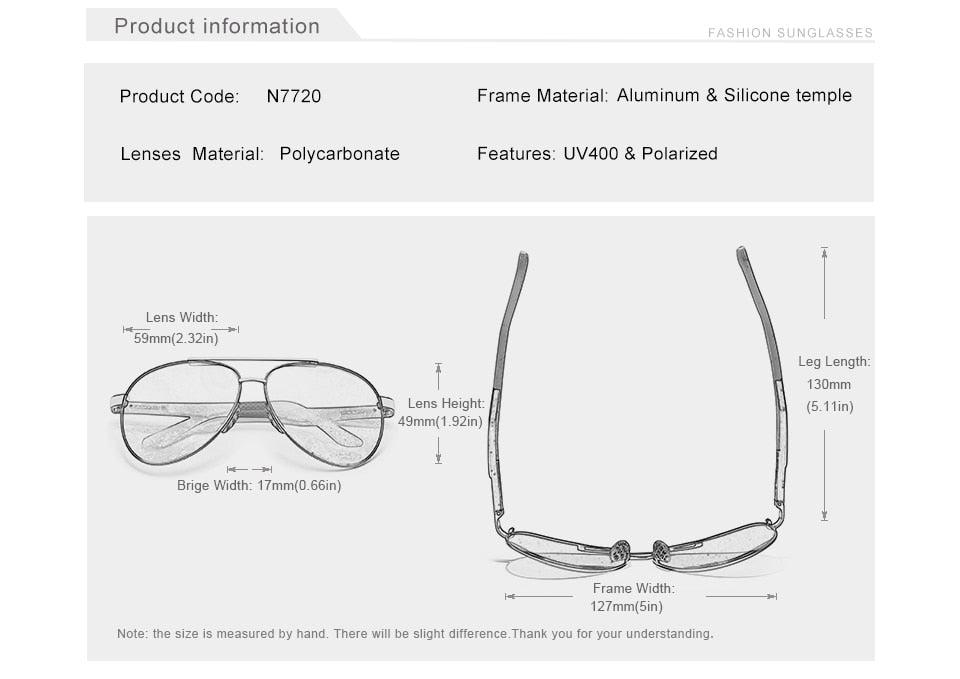Men's Aluminum 'New Breed' Polarized Aviator Sunglasses