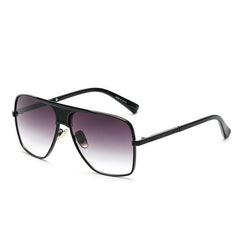 Unisex Square 'Double Men' Plastic Sunglasses