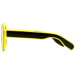 Men's Oversized Square 'Acapulco' Plastic Sunglasses