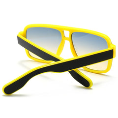 Men's Oversized Square 'Acapulco' Plastic Sunglasses