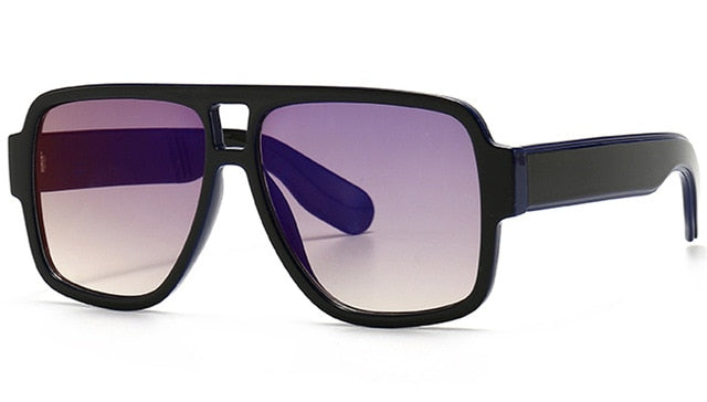 Men's Oversized Square 'Acapulco' Plastic Sunglasses