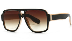 Men's Oversized Square 'Acapulco' Plastic Sunglasses