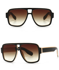 Men's Oversized Square 'Acapulco' Plastic Sunglasses