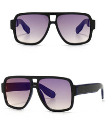 Men's Oversized Square 'Acapulco' Plastic Sunglasses