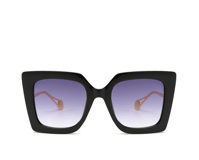 Women's Oversized Square 'Tiny Sarah' Plastic Sunglasses