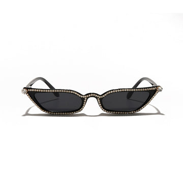 Women's Retro Small Cat Eye 'Darling Baby' Plastic Sunglasses