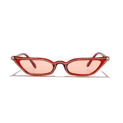 Women's Retro Small Cat Eye 'Darling Baby' Plastic Sunglasses