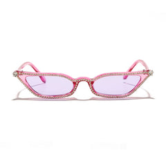 Women's Retro Small Cat Eye 'Darling Baby' Plastic Sunglasses