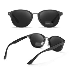 Women's Round Sport Polarized 'The Glammer Men' Metal Sunglasses